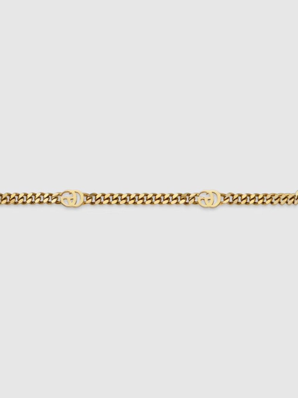 GUCCI BRACELET INTERLOCKING GG LOGO FAUX PEARL GOLD TONE CHAIN sz S SMALL - Picture 14 of 17